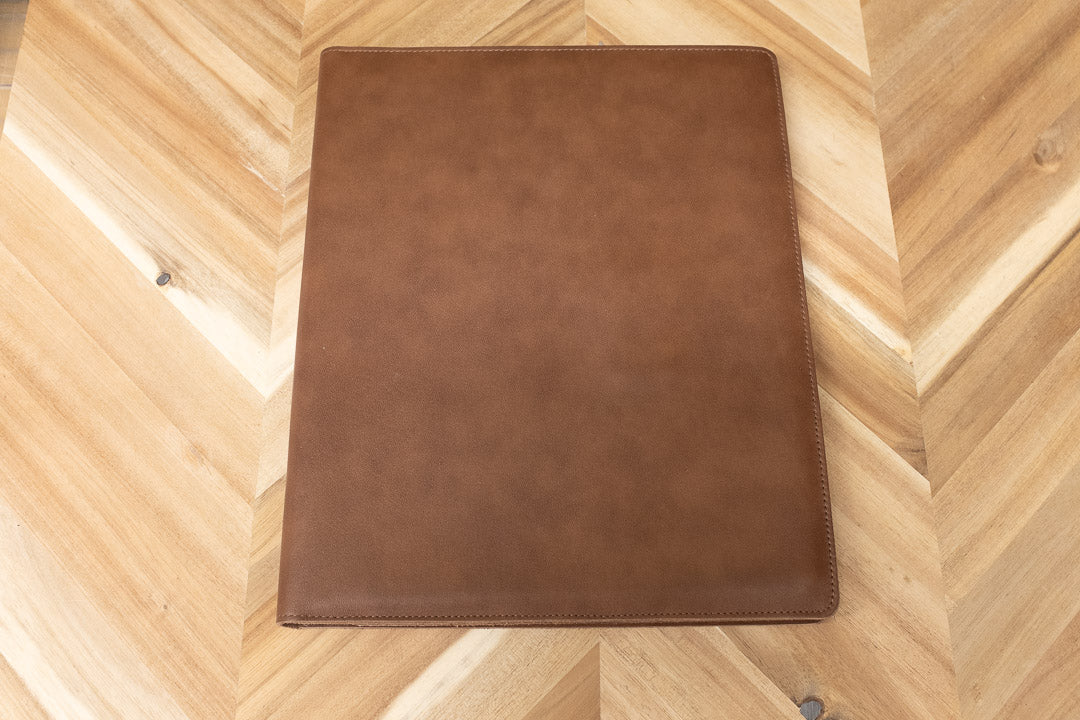 Soft Construction Leather Padfolio