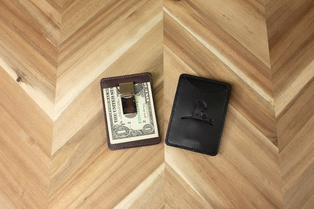 Leather Card Clip
